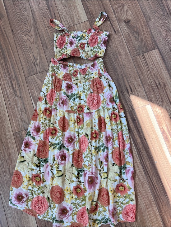 Paper Heart Dresses & Skirts - Anthropologie Floral Two-Piece Maxi Set by Paper Heart